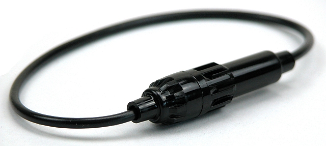 Fuse Holder 5x20mm Soar high temp. Cable - Lumberg - RoHS